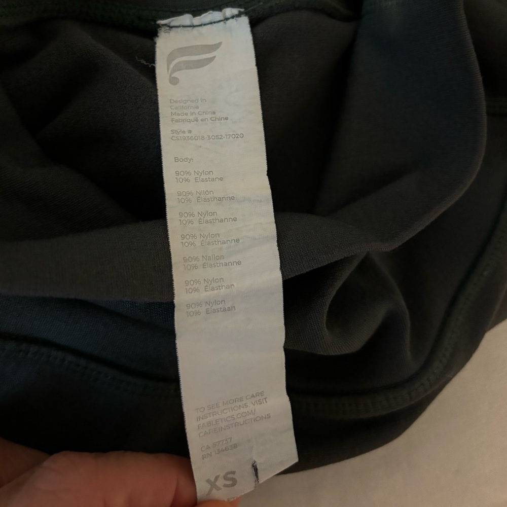 Fabletics Women's Military Green Leggin Size Large - Picture 6 of 10